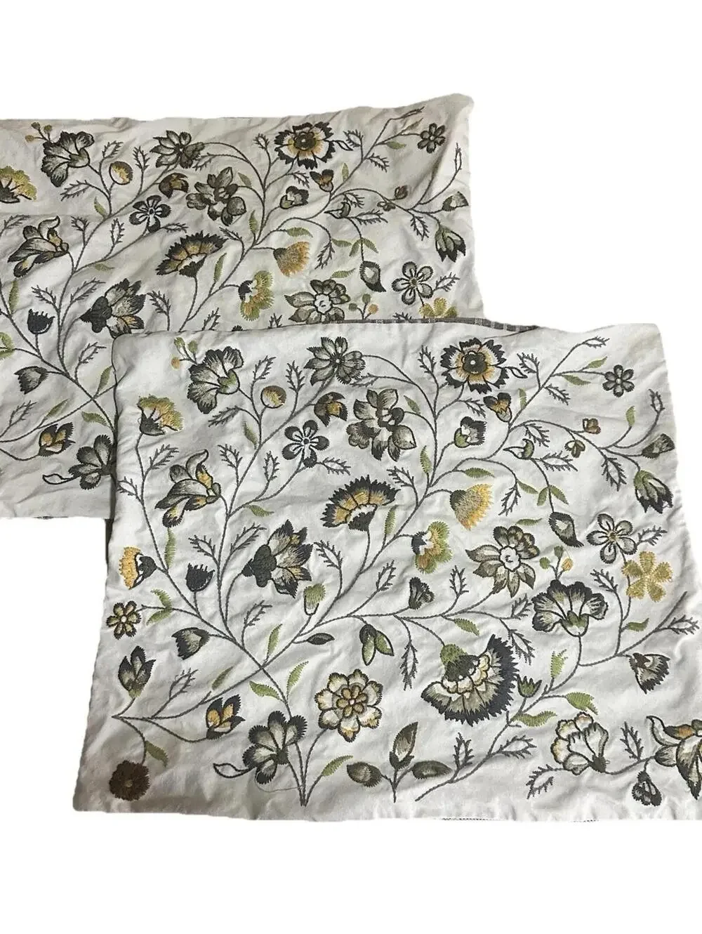IKEA Alvine Lov Decorative Pillow Sham Covers Scandinavian Cottage Floral 20x18